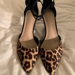 Kelly & Katie Size 10 Leopard Print Kitten Heels